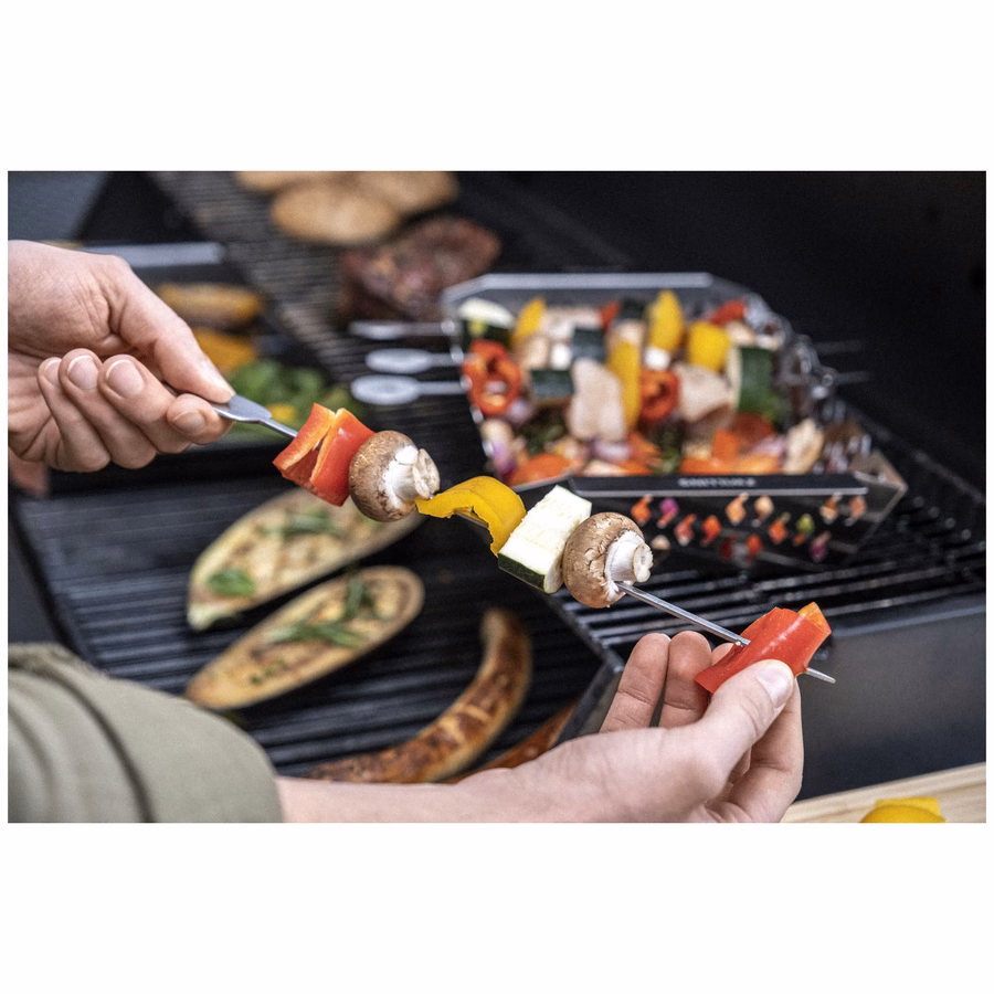 Skewer set, 5-pc, stainless steel