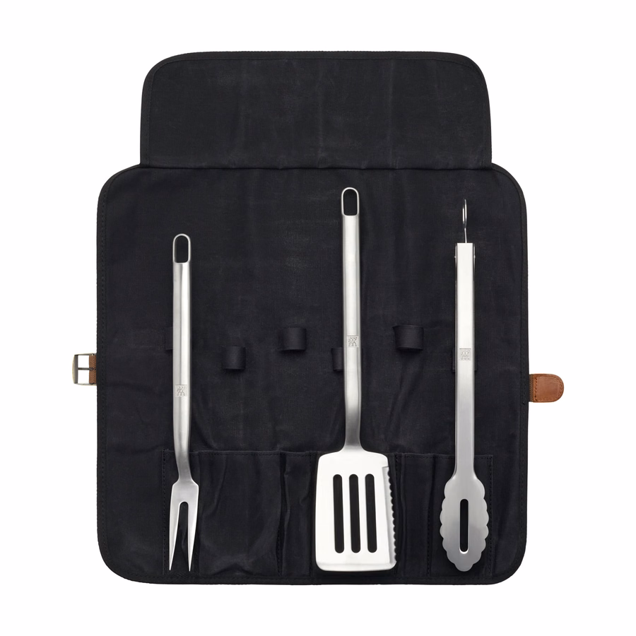 4-pc Grill Tool Set, Stainless Steel