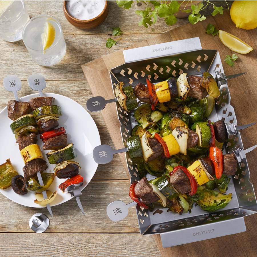 6-pc Kabob Set, Stainless Steel
