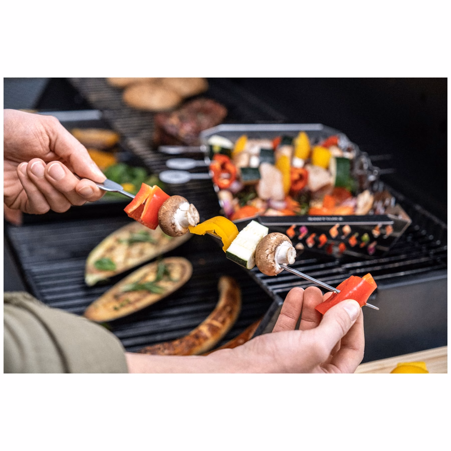 6-pc Kabob Set, Stainless Steel