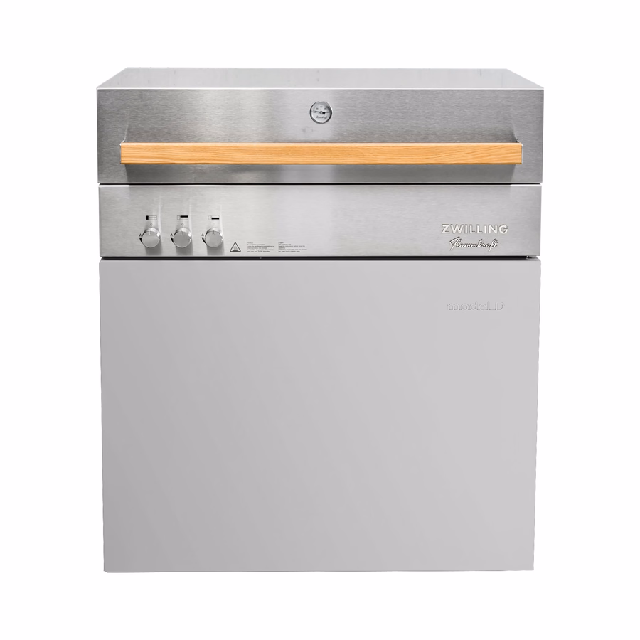 Propane gas grill, Light Grey
