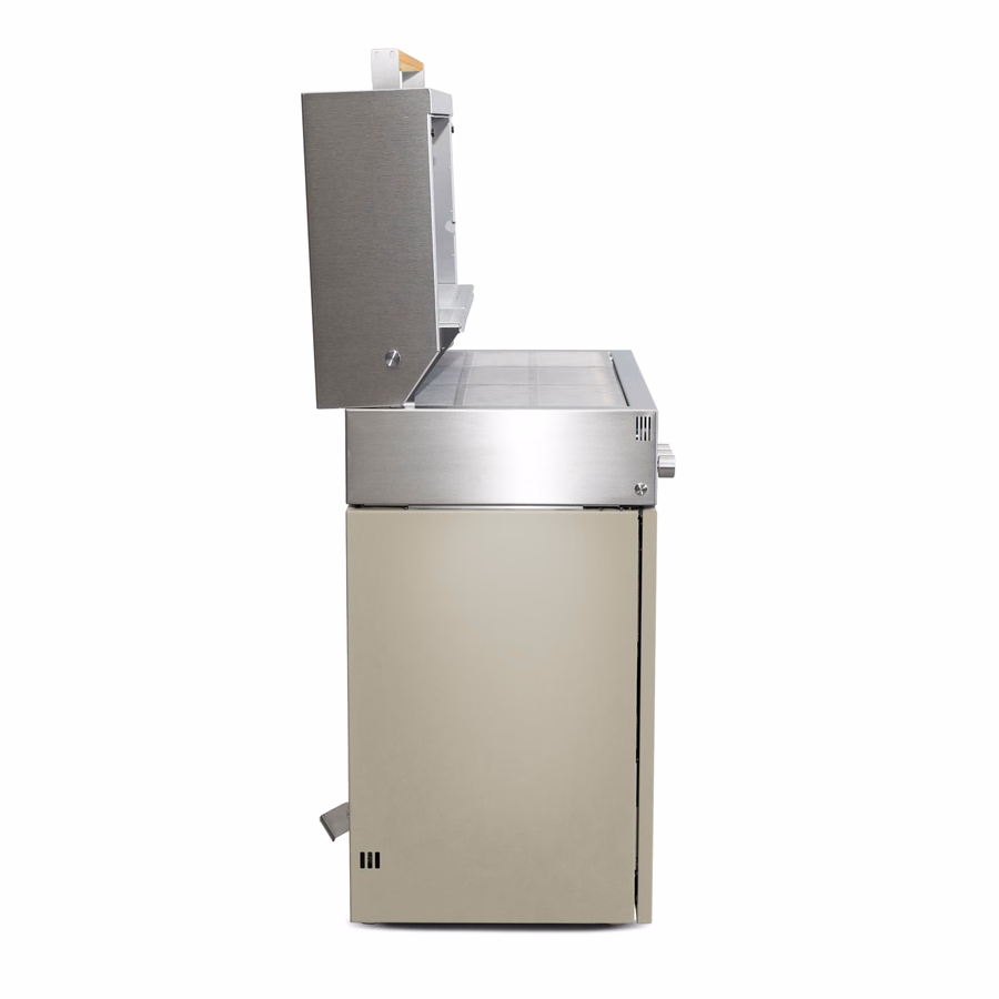 Propane gas grill, Taupe