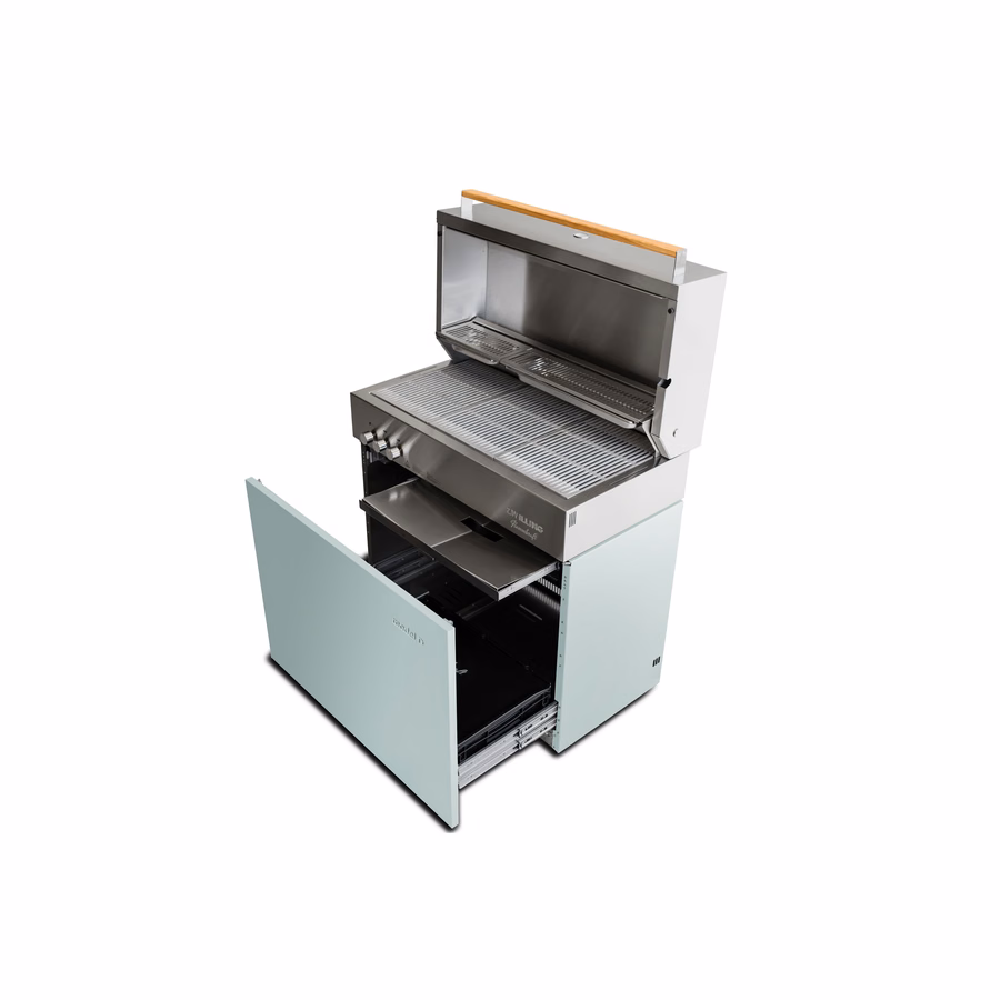 Propane gas grill, Pool