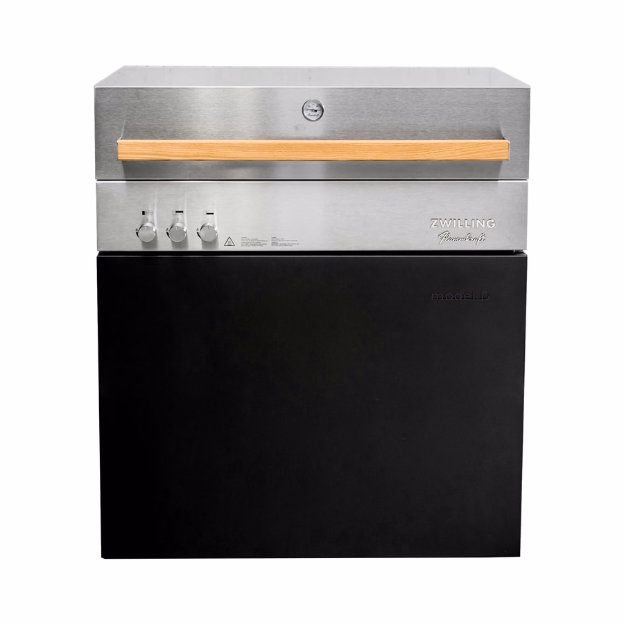 Propane gas grill, Matte Black