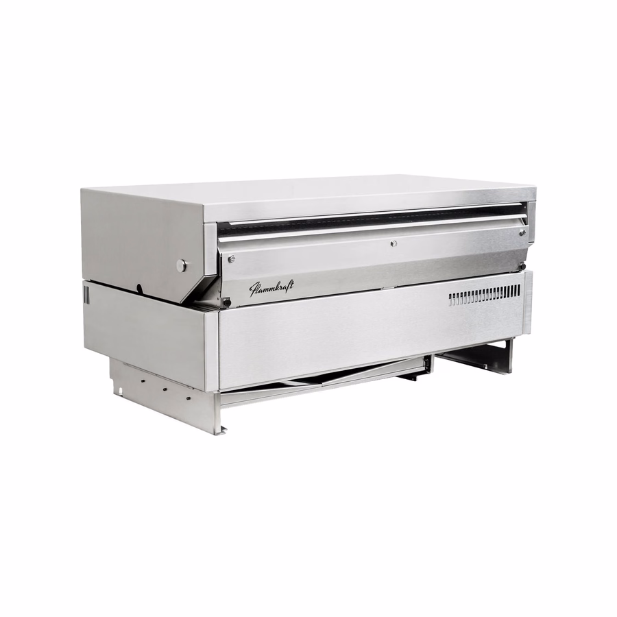 Built-in Natural gas grill, Silver