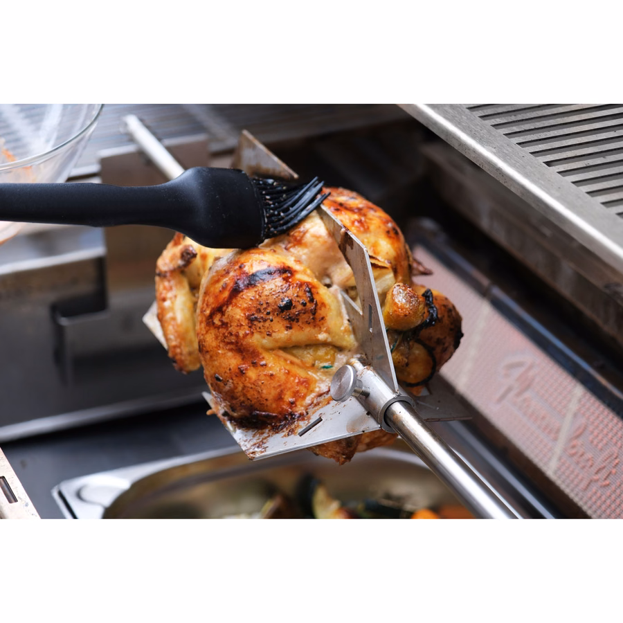 Built-in Natural gas grill, Silver
