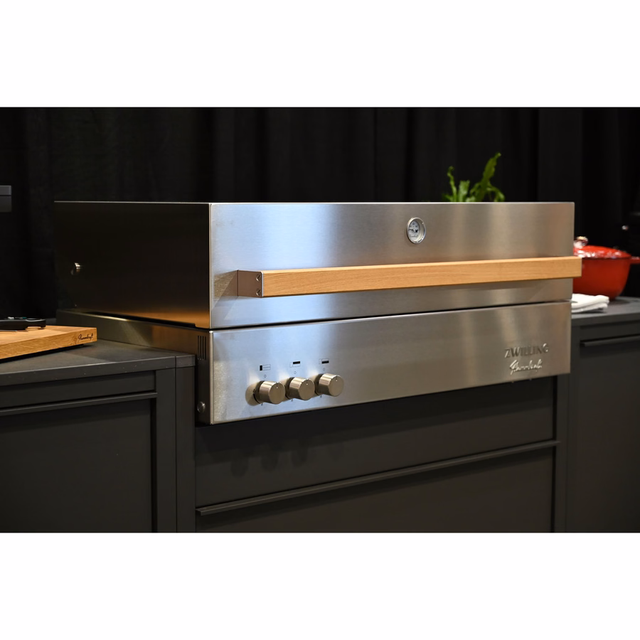 Built-in Natural gas grill, Silver