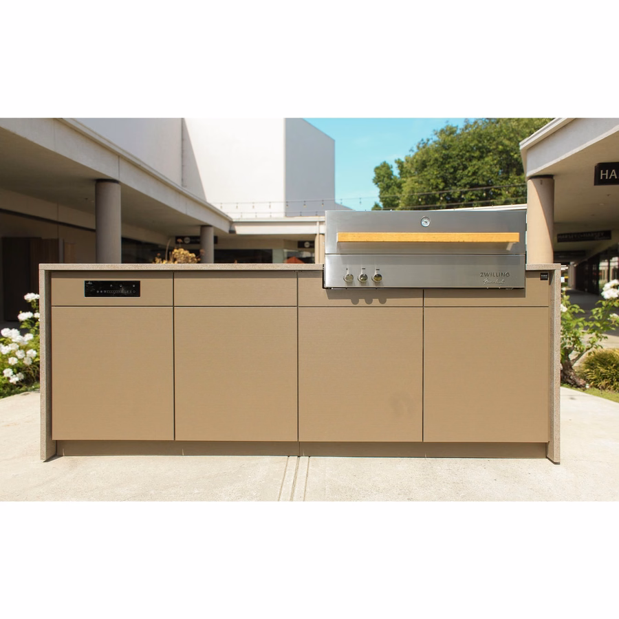 Built-in Natural gas grill, Silver