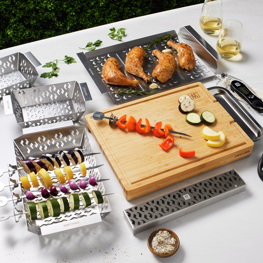 13-pc BBQ Accessory Set, Stainless Steel