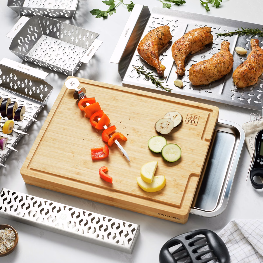 13-pc BBQ Accessory Set, Stainless Steel