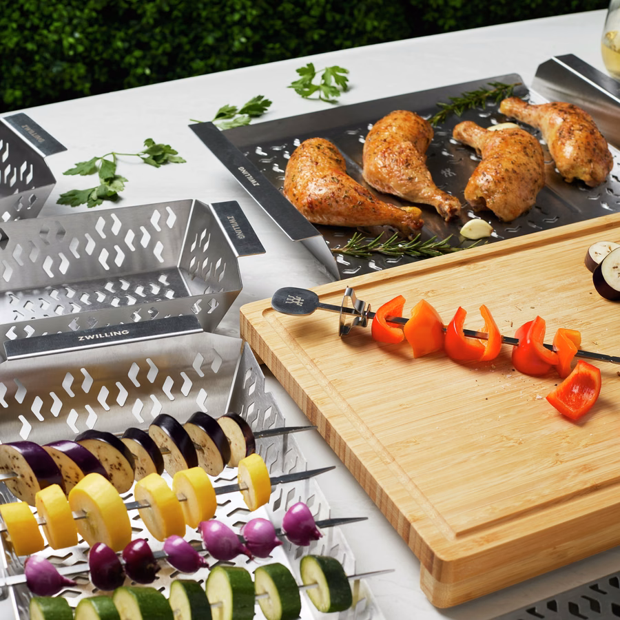 13-pc BBQ Accessory Set, Stainless Steel