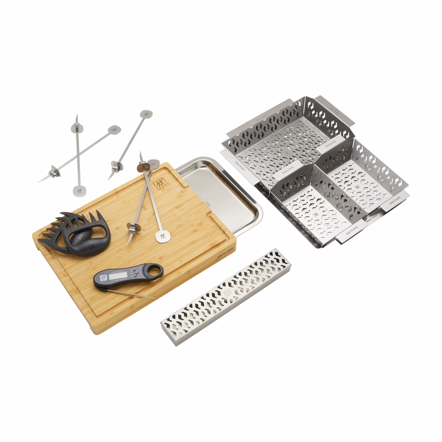 13-pc BBQ Accessory Set, Stainless Steel