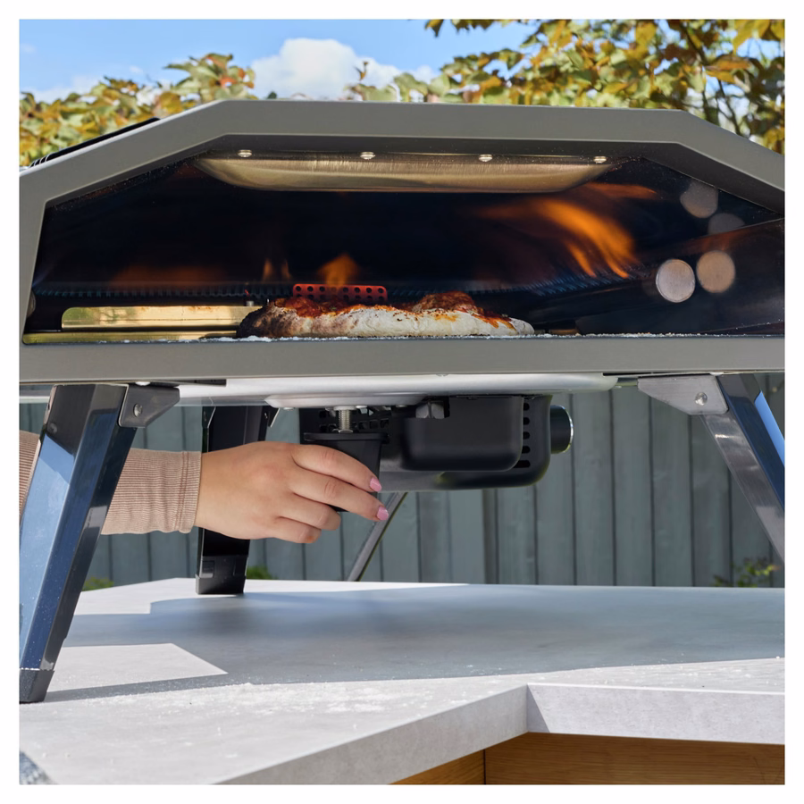 Gas pizza oven