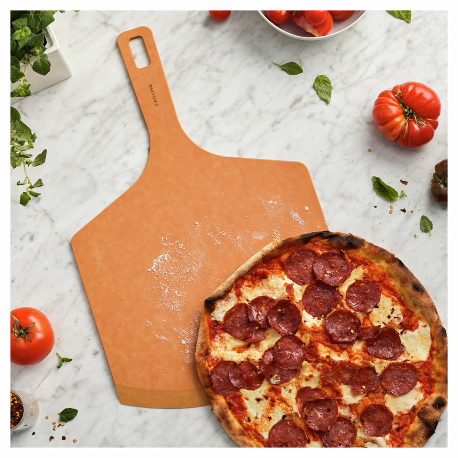 2-pc Pizza Peel And Cutter Set, Fiber Wood