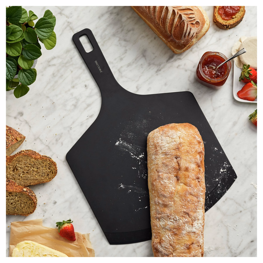 2-pc Pizza Peel And Cutter Set, Fiber Wood