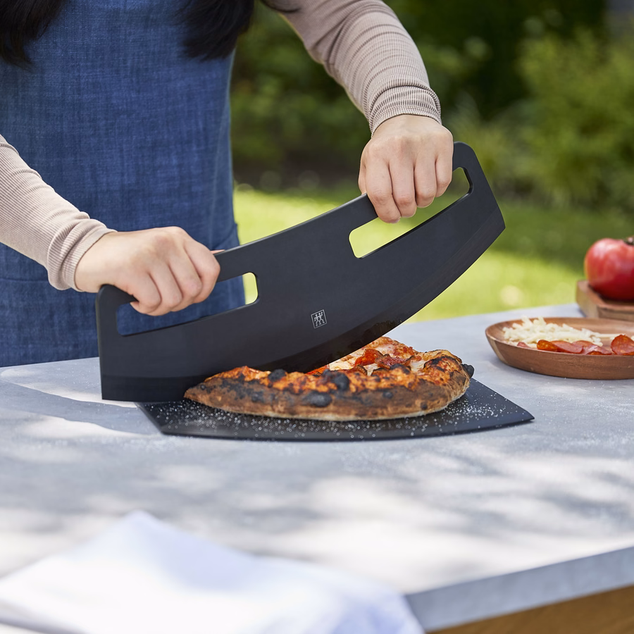 2-pc Pizza Peel And Cutter Set, Fiber Wood