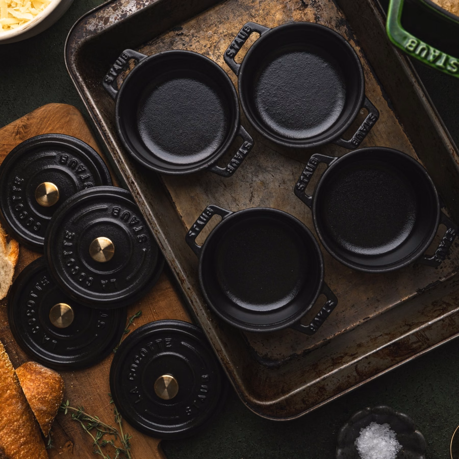 0.25 qt, Mini Round Dutch Oven, Matte Black