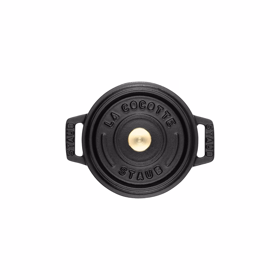 0.25 qt, Mini Round Dutch Oven, Matte Black