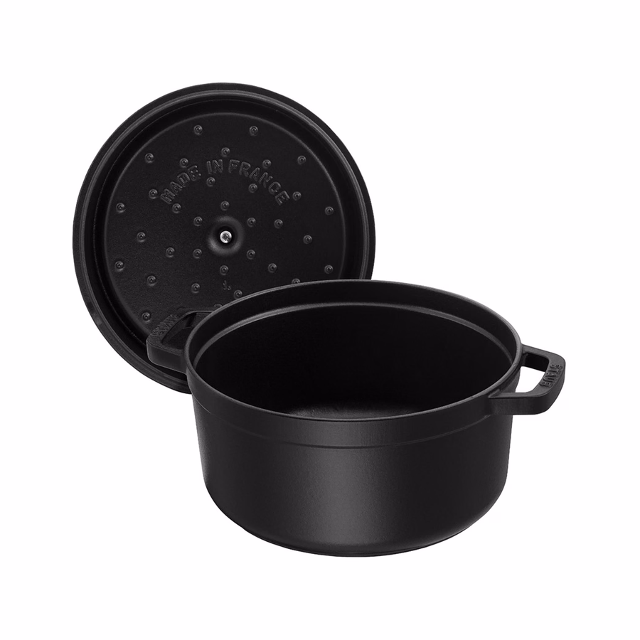 1.25 qt, Round, Dutch Oven, Matte Black