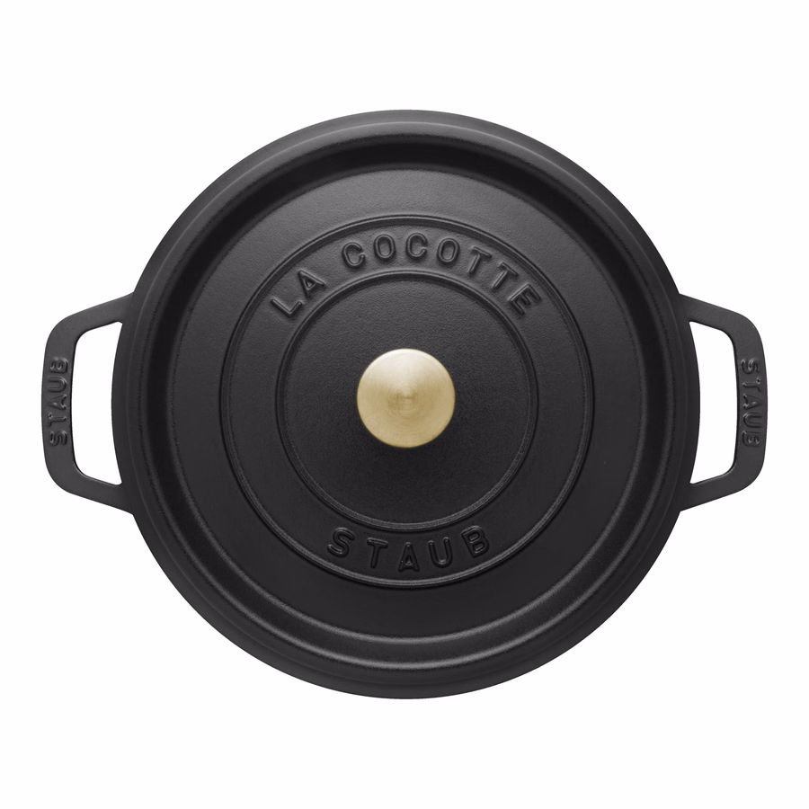 1.25 qt, Round, Dutch Oven, Matte Black