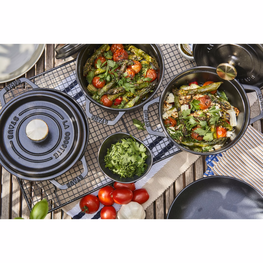 1.25 qt, Round, Dutch Oven, Matte Black