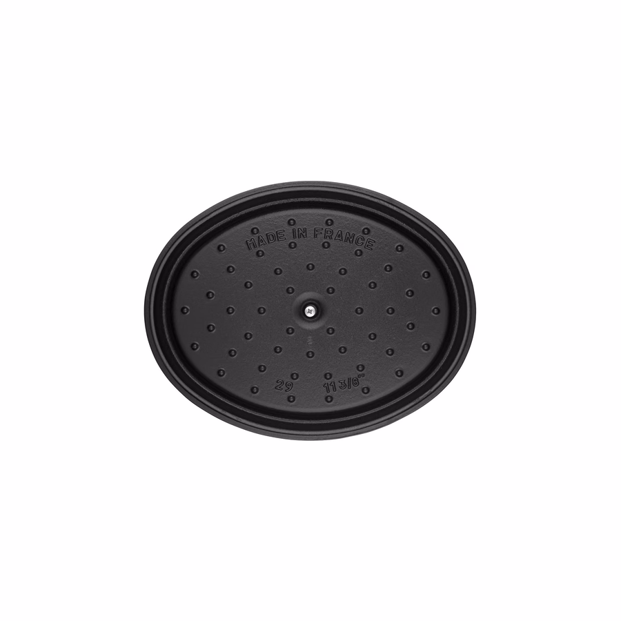 1 qt, Oval, Dutch Oven, Matte Black
