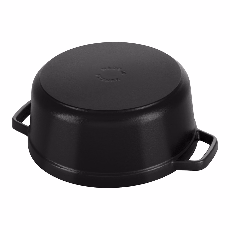 2.75 qt, Round, Dutch Oven, Matte Black