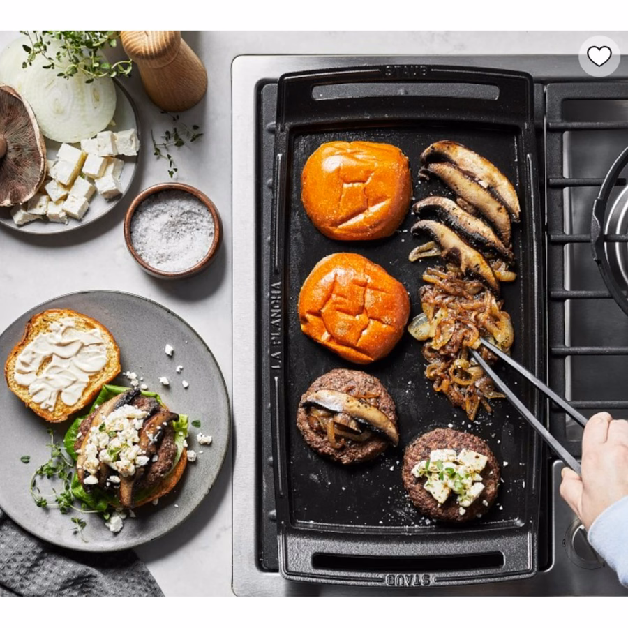 18.25 inch x 9.5-inch, Double Burner Griddle