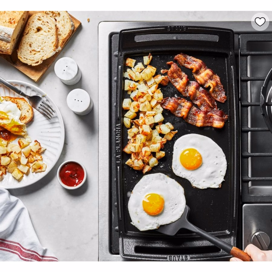 18.25 inch x 9.5-inch, Double Burner Griddle