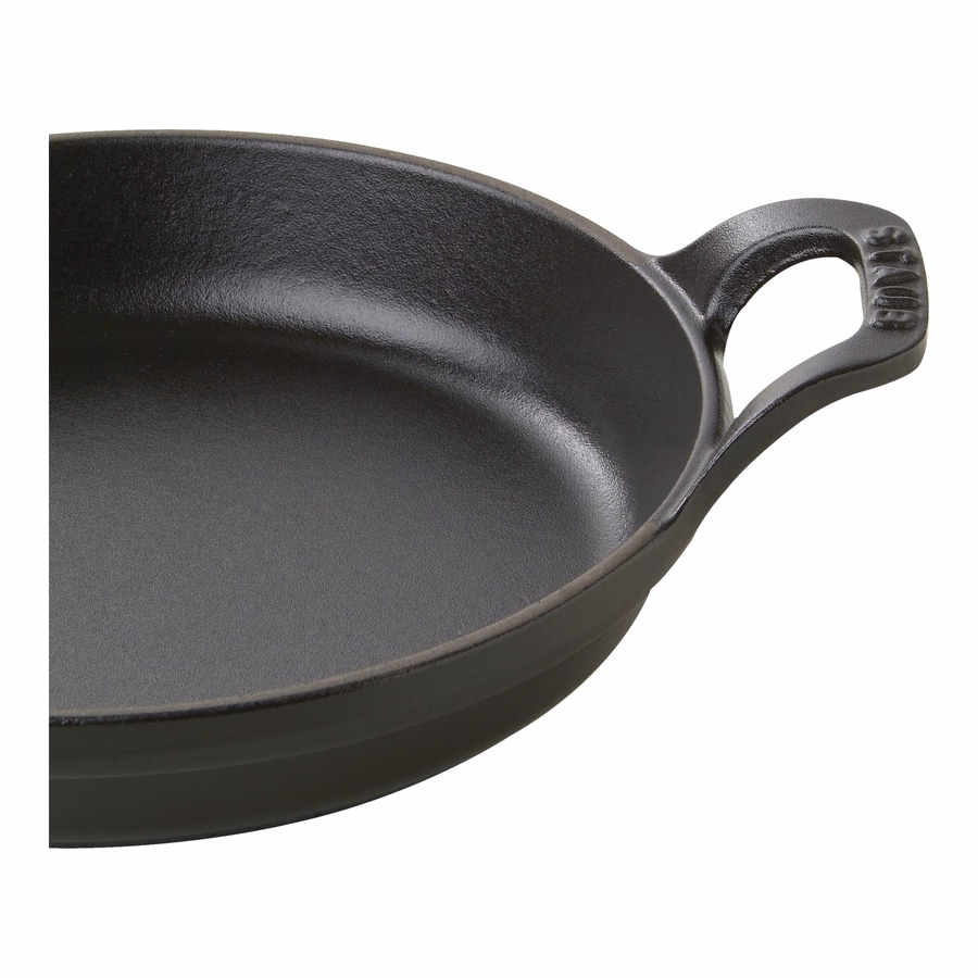 7.5-inch, Round, Gratin Baking Dish, Matte Black