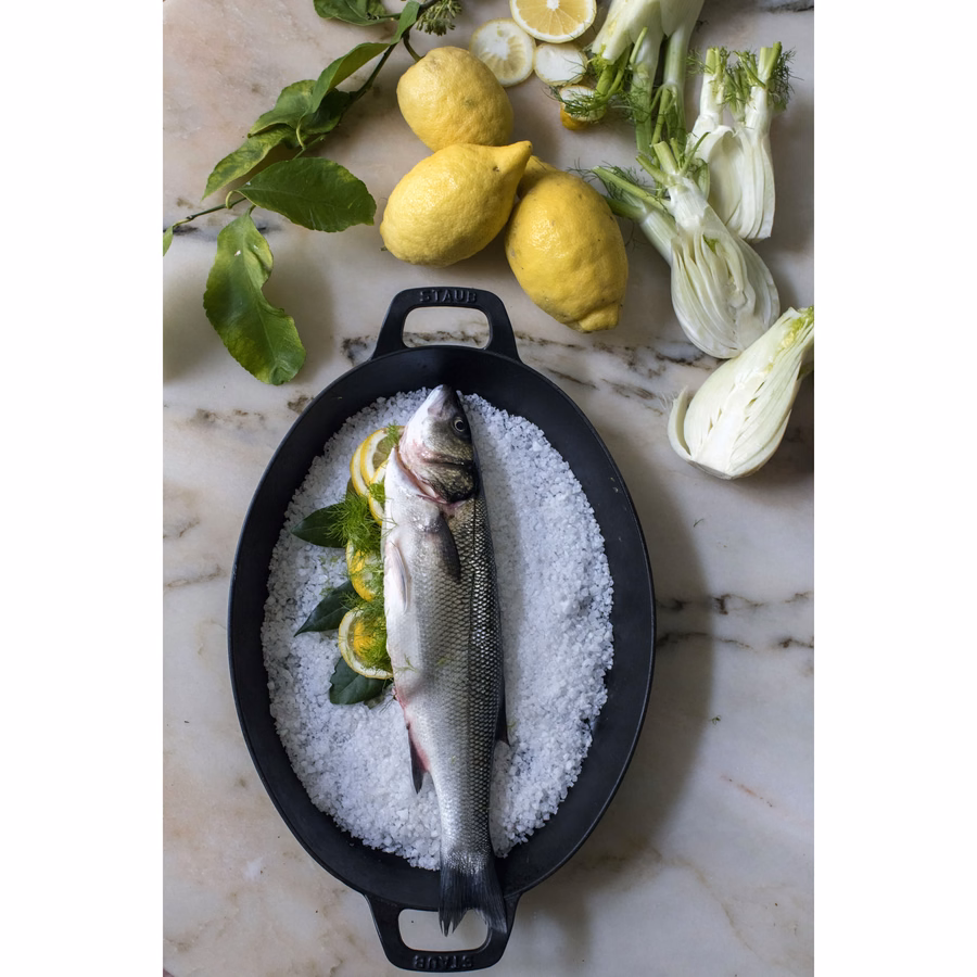8.25 inch, Oval, Gratin Baking Dish, Matte Black