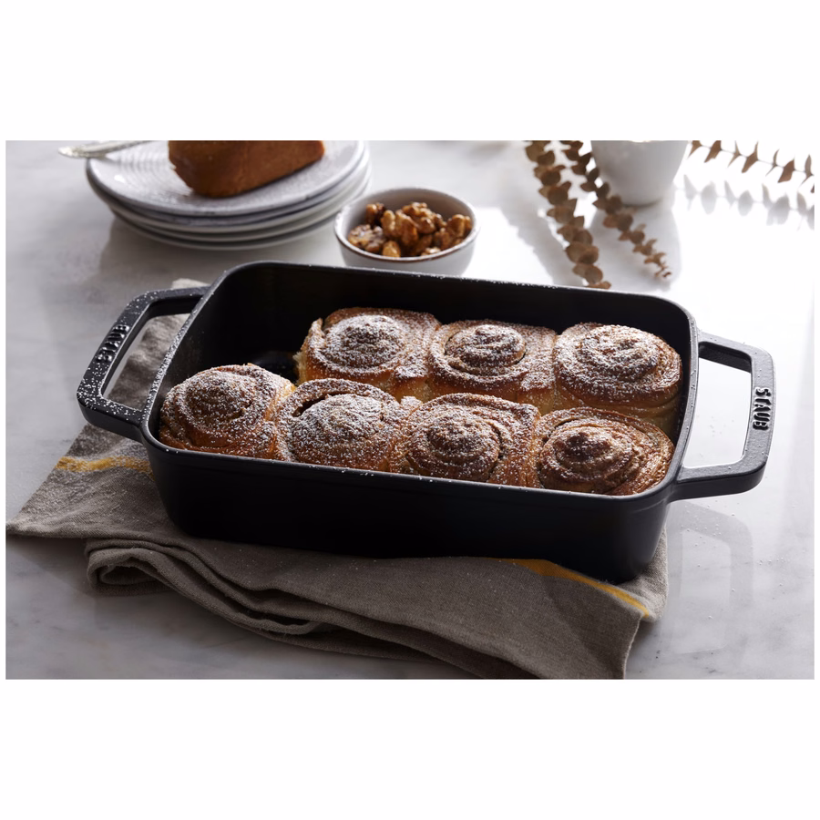 12-x 8-inch, Rectangular, Roasting Pan, Matte Black