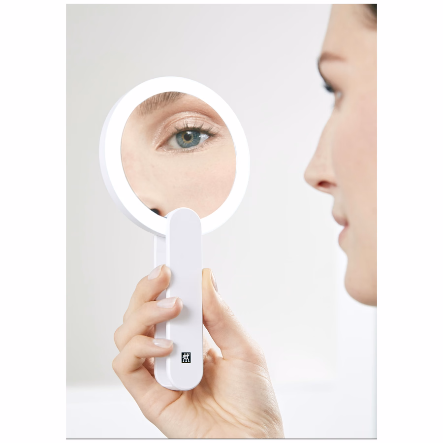 LED Cosmetic Mirror Rechargeable - White