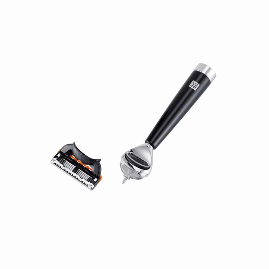 Razor, brass | Silver-Black