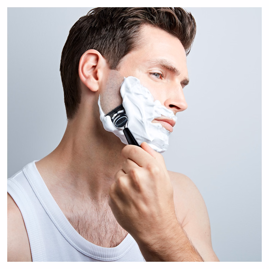 Razor, brass | Silver-Black