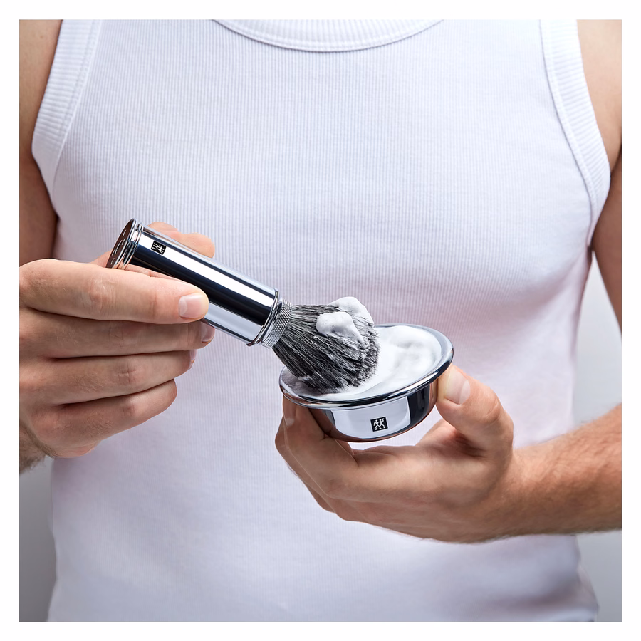 Shaving bowl, stainless steel | Silver