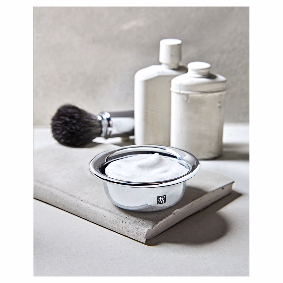 Shaving bowl, stainless steel | Silver