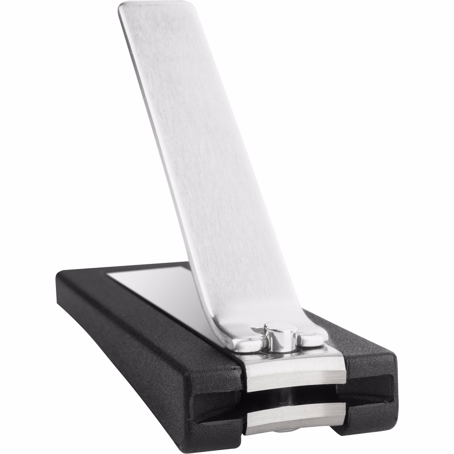 Nail Clippers With Nail Catch - Black Matt