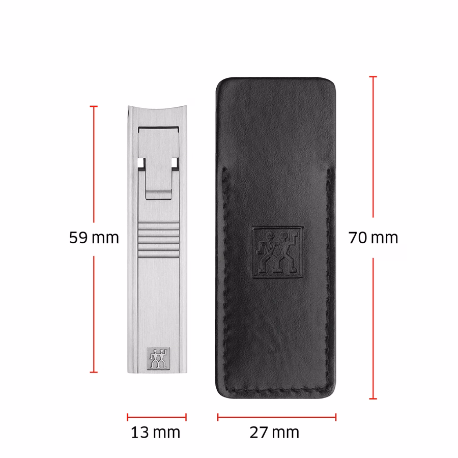 Compact Nail Clippers - Stainless Steel Matt