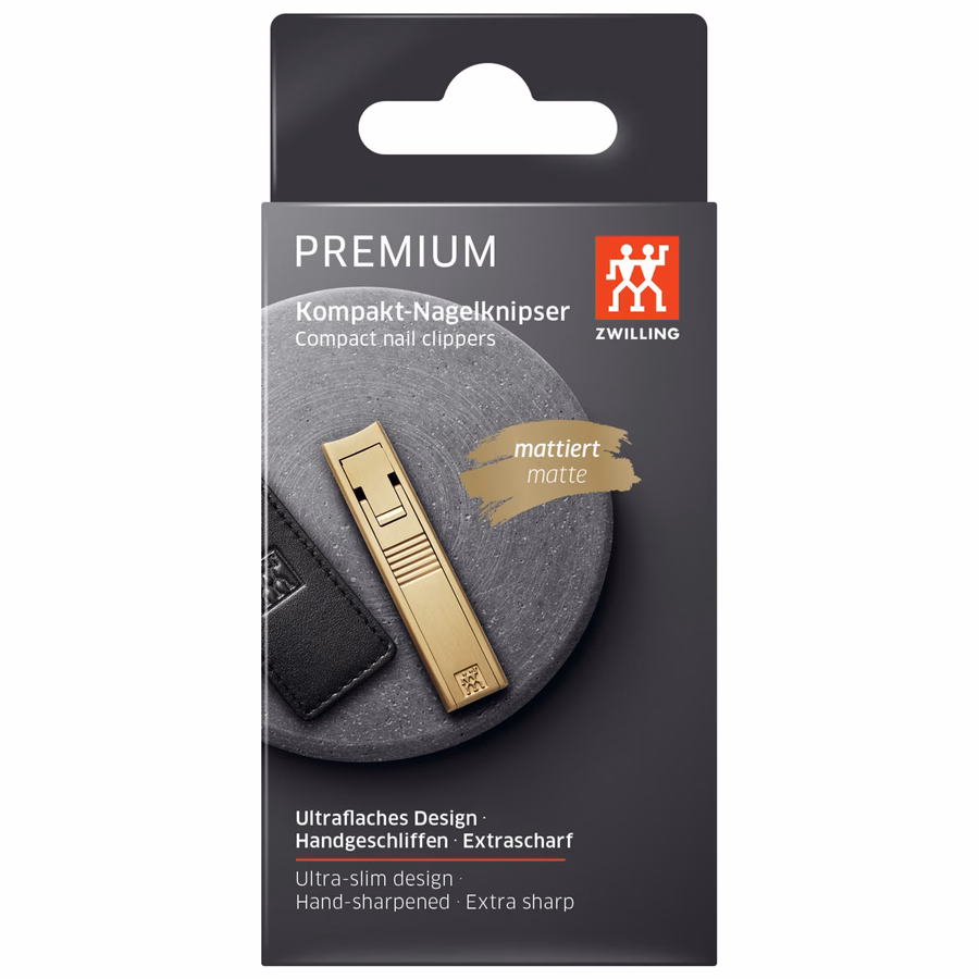 Compact Nail Clippers - Matt Gold