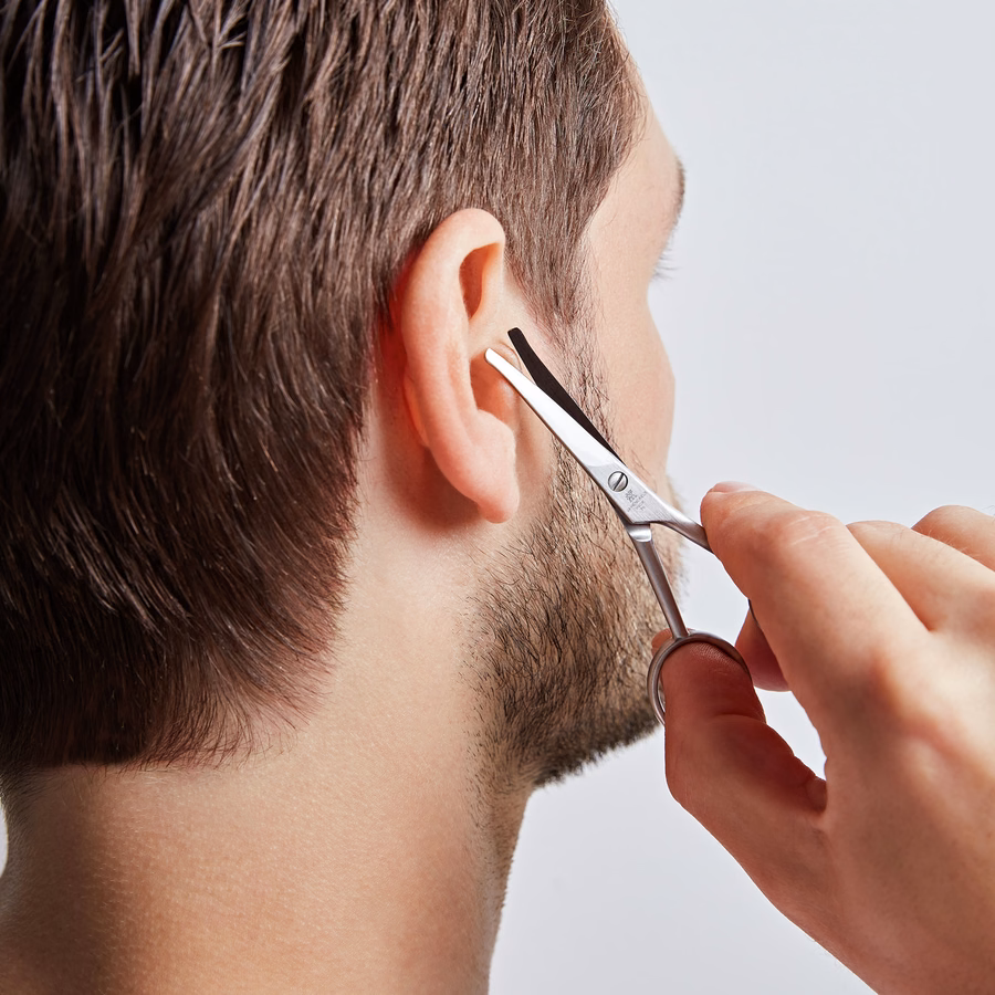 Ear And Nose Hair Scissors - Matt Stainless Steel