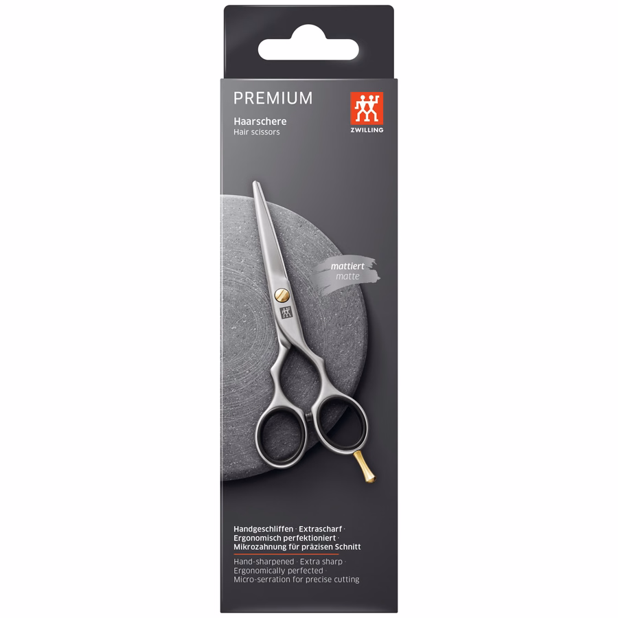 6-inch Hair Scissors - Matt Stainless Steel