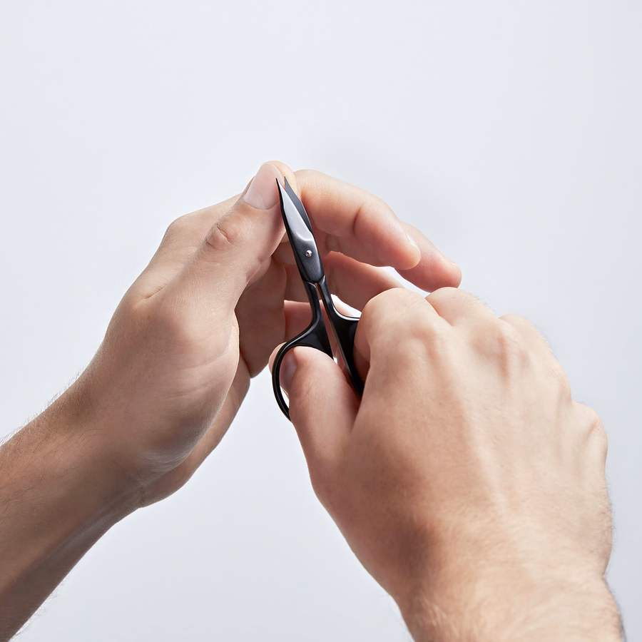 Combination Nail Scissors - Matt Black