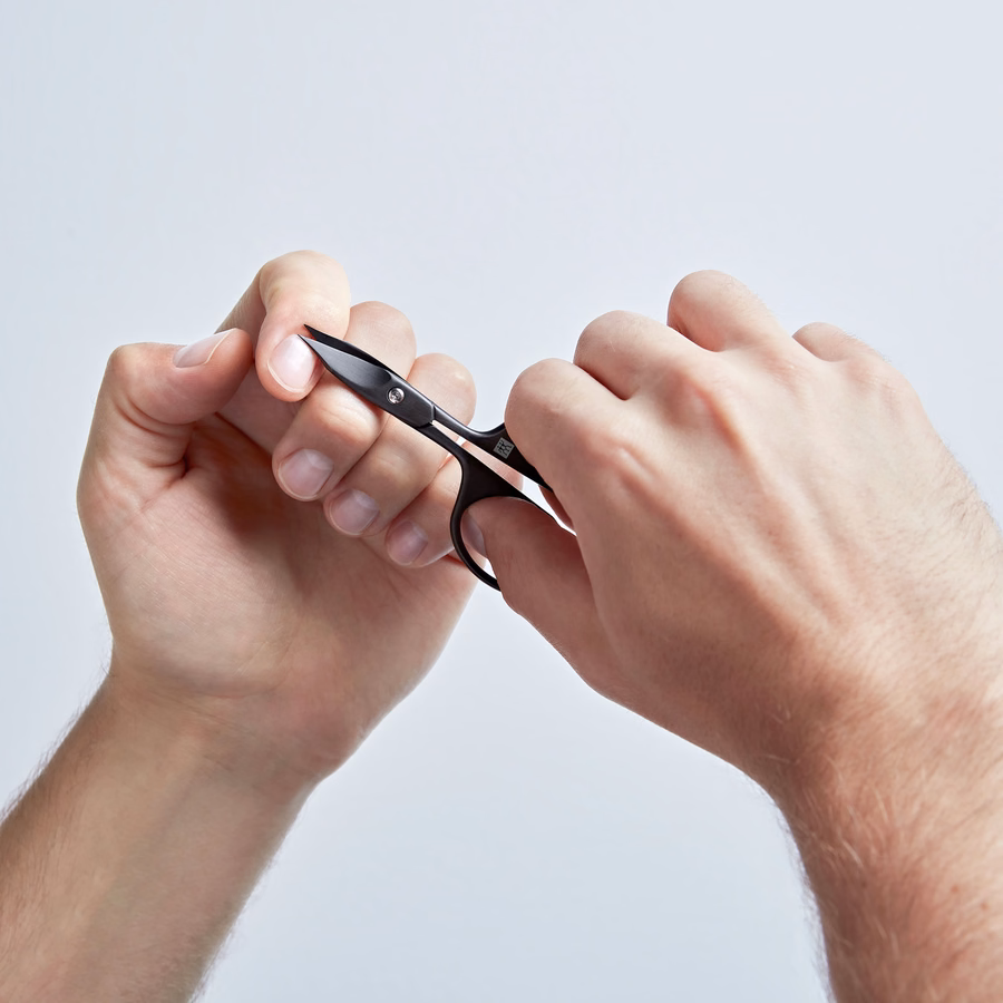 Combination Nail Scissors - Matt Black