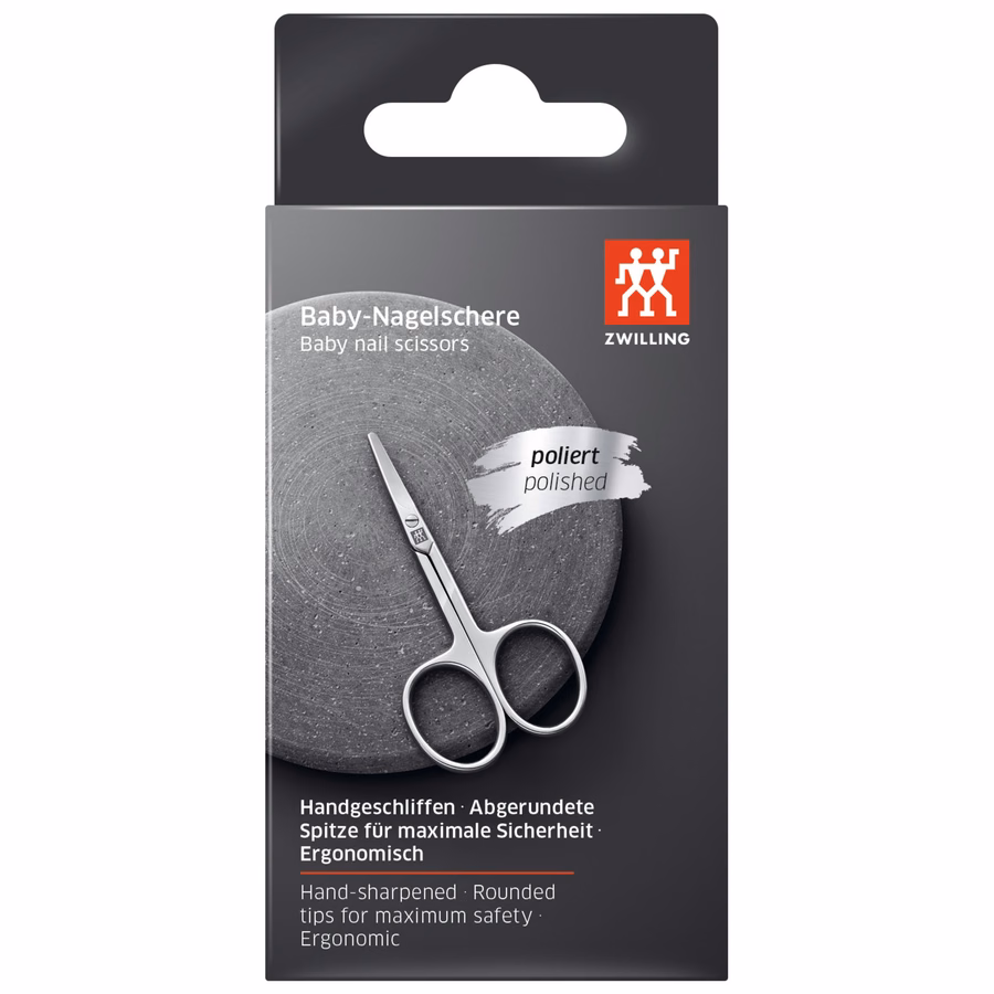 Baby Nail Scissors - Shiny Stainless Steel