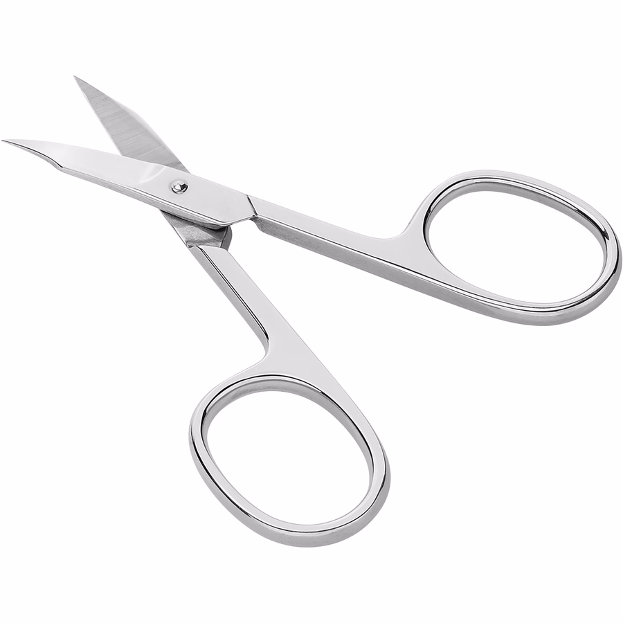 Combination Nail Scissors - Shiny Stainless Steel