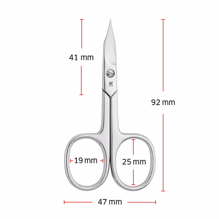 Combination Nail Scissors - Shiny Stainless Steel