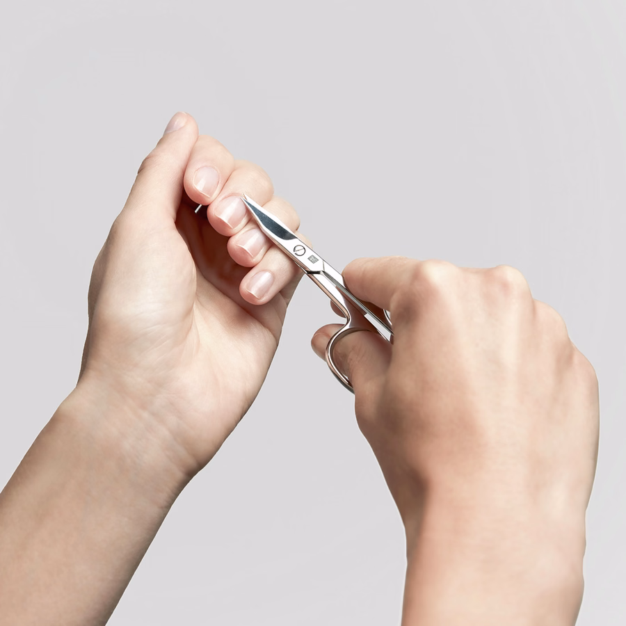 Combination Nail Scissors - Shiny Stainless Steel