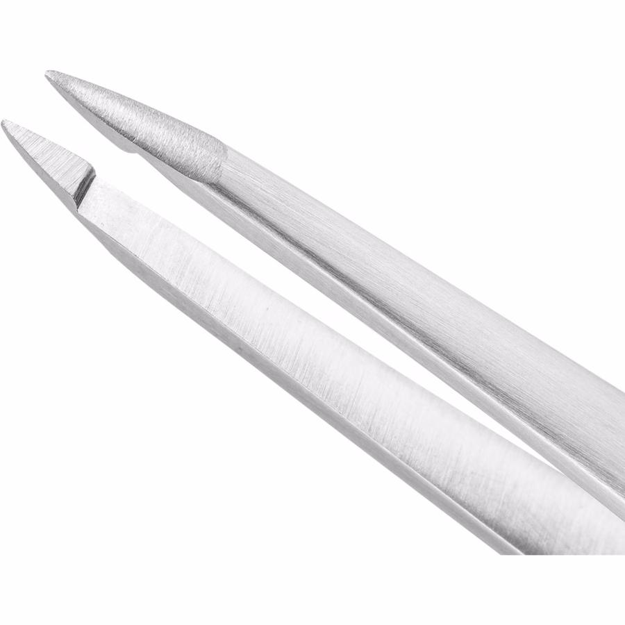 3.5-inch Tweezers - Stainless Steel Matt, Pointed