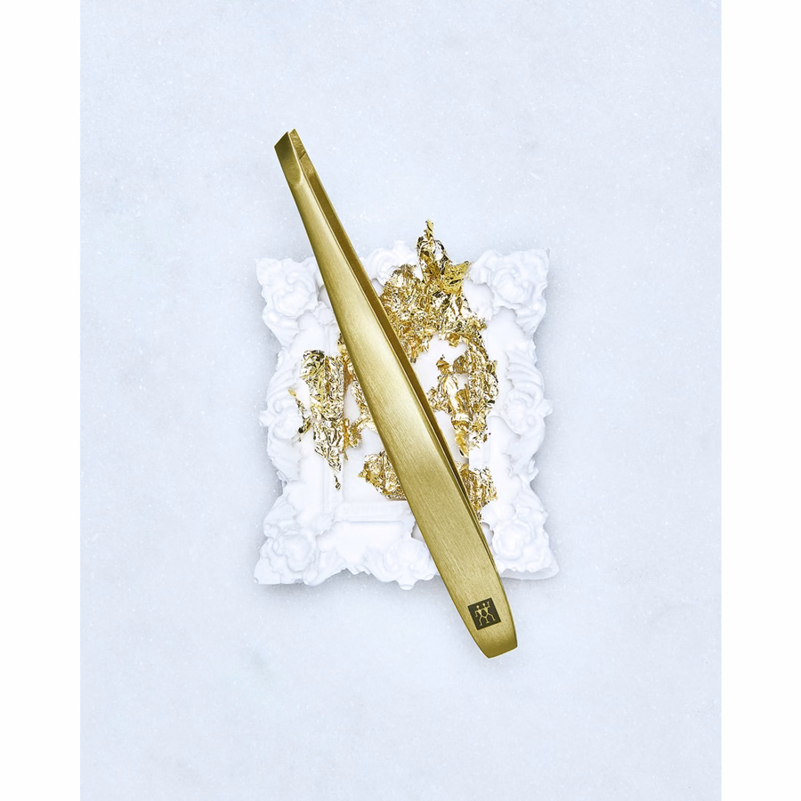 3.5-inch Gold Edition Tweezers, Slanted